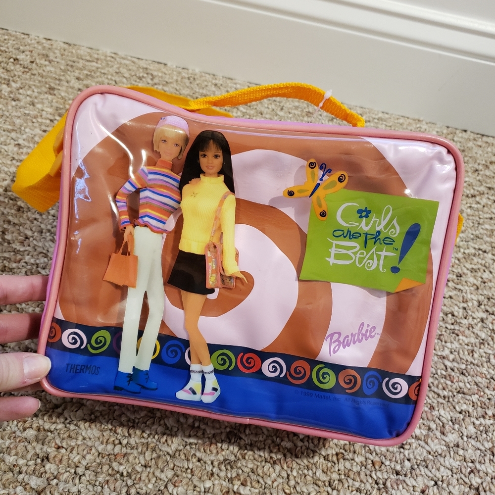NWT 1999 Barbie Thermos Lunch Bag
